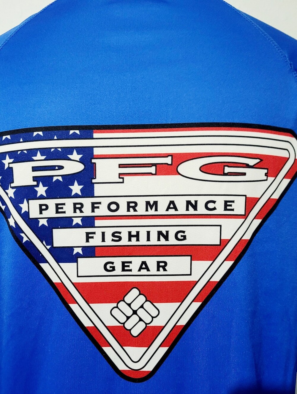 Columbia PFG OmniShade Spf Sun Protection Shirt Blue XS Performance Rash Guard - Picture 5 of 11